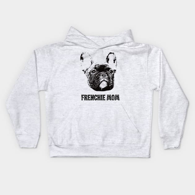 Frenchie Mom French Bulldog Kids Hoodie by DoggyStyles